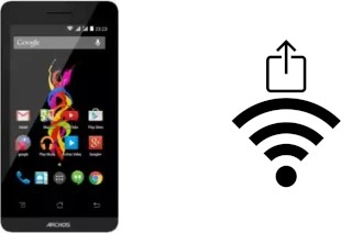 So generieren Sie einen QR-Code mit dem Wifi-Passwort auf einem Archos 40d Titanium