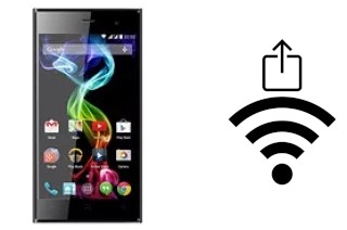 So generieren Sie einen QR-Code mit dem Wifi-Passwort auf einem Archos 45c Platinum