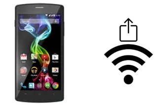 So generieren Sie einen QR-Code mit dem Wifi-Passwort auf einem Archos 50b Platinum