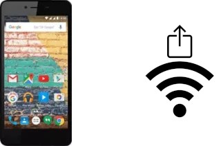 So generieren Sie einen QR-Code mit dem Wifi-Passwort auf einem Archos 50e Neon