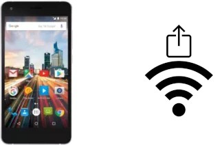 So generieren Sie einen QR-Code mit dem Wifi-Passwort auf einem Archos 50f Helium