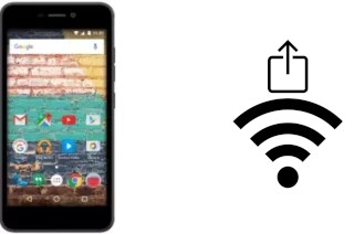 So generieren Sie einen QR-Code mit dem Wifi-Passwort auf einem Archos 50f Neon