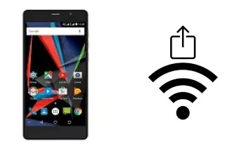 So generieren Sie einen QR-Code mit dem Wifi-Passwort auf einem Archos 55 Diamond Selfie Lite