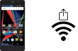 So generieren Sie einen QR-Code mit dem Wifi-Passwort auf einem Archos 55 Diamond Selfie