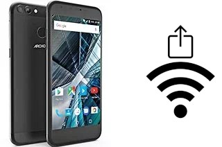 So generieren Sie einen QR-Code mit dem Wifi-Passwort auf einem Archos 55 Graphite