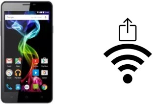 So generieren Sie einen QR-Code mit dem Wifi-Passwort auf einem Archos 55b Platinum