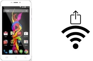 So generieren Sie einen QR-Code mit dem Wifi-Passwort auf einem Archos 59 Titanium