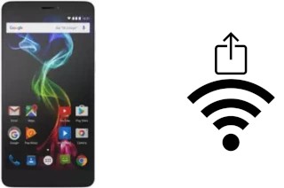 So generieren Sie einen QR-Code mit dem Wifi-Passwort auf einem Archos 60 Platinum