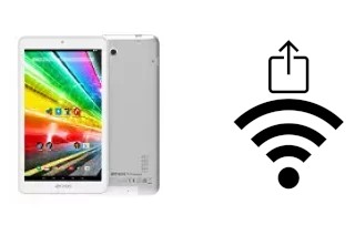 So generieren Sie einen QR-Code mit dem Wifi-Passwort auf einem Archos 70 Platinum 3G