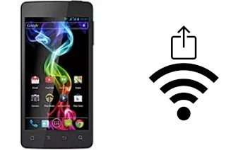 So generieren Sie einen QR-Code mit dem Wifi-Passwort auf einem Archos 45 Platinum