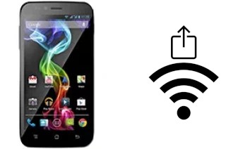 So generieren Sie einen QR-Code mit dem Wifi-Passwort auf einem Archos 50 Platinum