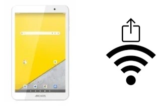 So generieren Sie einen QR-Code mit dem Wifi-Passwort auf einem Archos T80