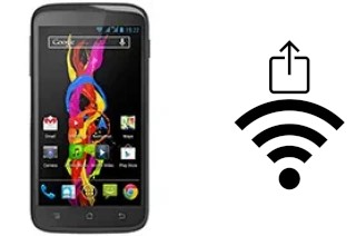 So generieren Sie einen QR-Code mit dem Wifi-Passwort auf einem Archos 40 Titanium