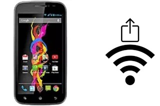 So generieren Sie einen QR-Code mit dem Wifi-Passwort auf einem Archos 50 Titanium