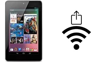 So generieren Sie einen QR-Code mit dem Wifi-Passwort auf einem Asus Google Nexus 7