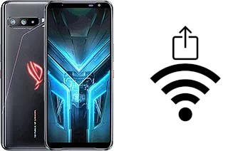 So generieren Sie einen QR-Code mit dem Wifi-Passwort auf einem Asus ROG Phone 3 ZS661KS