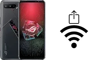 So generieren Sie einen QR-Code mit dem Wifi-Passwort auf einem Asus ROG Phone 5 Pro