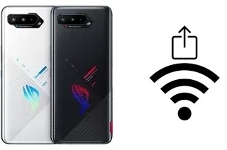 So generieren Sie einen QR-Code mit dem Wifi-Passwort auf einem Asus ROG Phone 5s