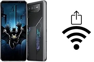 So generieren Sie einen QR-Code mit dem Wifi-Passwort auf einem Asus ROG Phone 6 Batman Edition