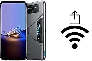 So generieren Sie einen QR-Code mit dem Wifi-Passwort auf einem Asus ROG Phone 6D Ultimate