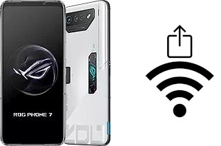 So generieren Sie einen QR-Code mit dem Wifi-Passwort auf einem Asus ROG Phone 7 Ultimate