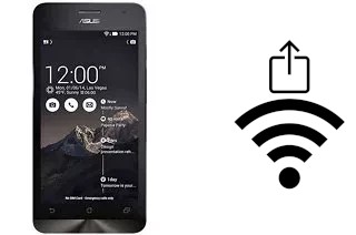 So generieren Sie einen QR-Code mit dem Wifi-Passwort auf einem Asus Zenfone 5 A500CG (2014)