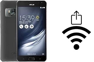 So generieren Sie einen QR-Code mit dem Wifi-Passwort auf einem Asus Zenfone AR ZS571KL