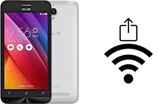 So generieren Sie einen QR-Code mit dem Wifi-Passwort auf einem Asus Zenfone Go T500