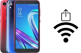 So generieren Sie einen QR-Code mit dem Wifi-Passwort auf einem Asus ZenFone Live (L2)