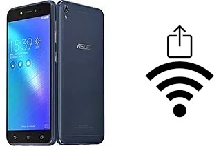 So generieren Sie einen QR-Code mit dem Wifi-Passwort auf einem Asus Zenfone Live ZB501KL