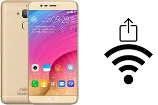 So generieren Sie einen QR-Code mit dem Wifi-Passwort auf einem Asus Zenfone Pegasus 3