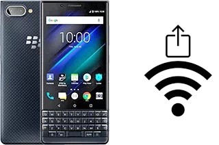 So generieren Sie einen QR-Code mit dem Wifi-Passwort auf einem BlackBerry KEY2 LE