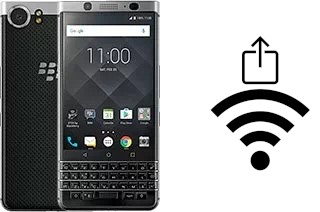 So generieren Sie einen QR-Code mit dem Wifi-Passwort auf einem BlackBerry KEYone