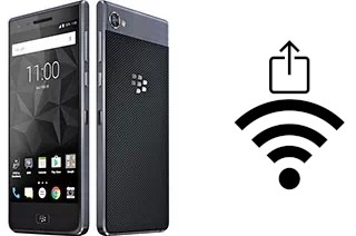 So generieren Sie einen QR-Code mit dem Wifi-Passwort auf einem BlackBerry Motion