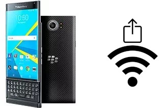 So generieren Sie einen QR-Code mit dem Wifi-Passwort auf einem BlackBerry Priv