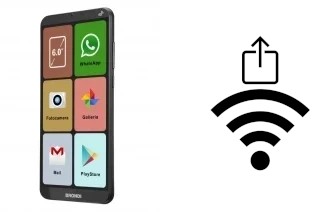 So generieren Sie einen QR-Code mit dem Wifi-Passwort auf einem Brondi AMICO SMARTPHONE XL NERO