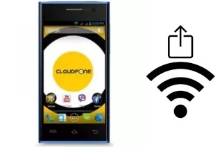 So generieren Sie einen QR-Code mit dem Wifi-Passwort auf einem CloudFone Geo 400Q Plus