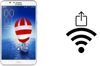 So generieren Sie einen QR-Code mit dem Wifi-Passwort auf einem Coolpad Halo