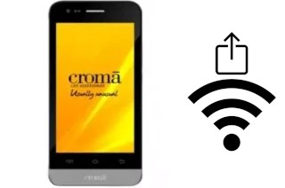 So generieren Sie einen QR-Code mit dem Wifi-Passwort auf einem Croma CRCB2129