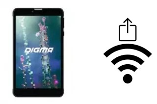 So generieren Sie einen QR-Code mit dem Wifi-Passwort auf einem Digma Citi 7586 3G