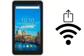 So generieren Sie einen QR-Code mit dem Wifi-Passwort auf einem Digma Optima 7017N 3G