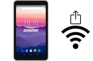 So generieren Sie einen QR-Code mit dem Wifi-Passwort auf einem Digma Optima 7018N 4G