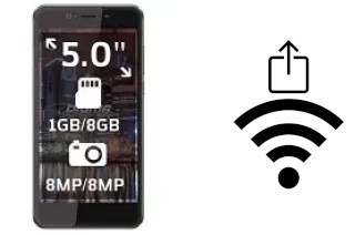 So generieren Sie einen QR-Code mit dem Wifi-Passwort auf einem Digma Vox Flash 4G