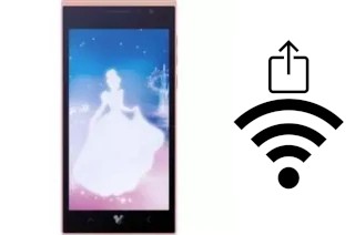 So generieren Sie einen QR-Code mit dem Wifi-Passwort auf einem Disney Mobile DM001C Princess