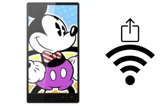 So generieren Sie einen QR-Code mit dem Wifi-Passwort auf einem Disney Mobile DM016SH