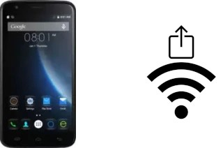 So generieren Sie einen QR-Code mit dem Wifi-Passwort auf einem Doogee Valencia 2 Y100 Plus