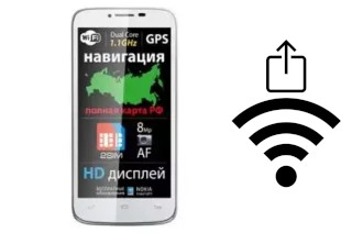 So generieren Sie einen QR-Code mit dem Wifi-Passwort auf einem Explay HD