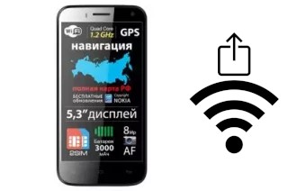 So generieren Sie einen QR-Code mit dem Wifi-Passwort auf einem Explay Navigator