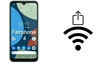 So generieren Sie einen QR-Code mit dem Wifi-Passwort auf einem Fairphone 4