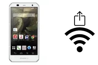 So generieren Sie einen QR-Code mit dem Wifi-Passwort auf einem Fujitsu Arrows NX F-02G